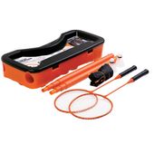 Zestaw do badmintona 2 rakiety+ 2 lotki + siatka + walizka ZSB1 Nils