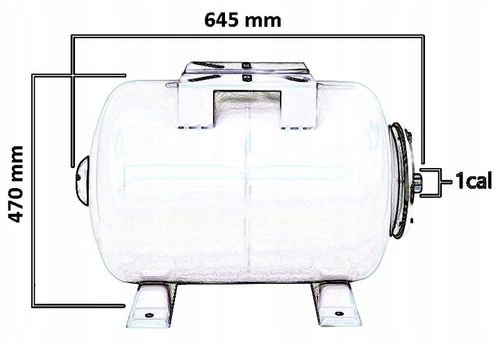 100L ZBIORNIK HYDROFOROWY PRZEPONOWY DO POMPY WODY HYDROFOR BANIAK STAL 100 na Arena.pl