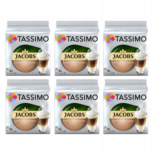 Kapsułki Tassimo Jacobs Latte Macchiato 5+1 GRATIS na Arena.pl