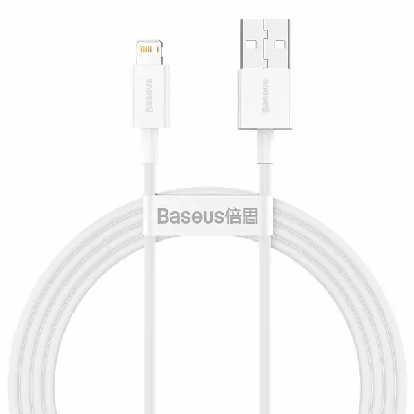 Baseus Superior kabel USB - Lightning 2,4A 1,5 m Biały (CALYS-B02) zdjęcie 1