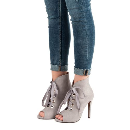 Wiązane Botki Open Toe r.39 na Arena.pl