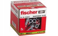 Kołki FISCHER DUOPOWER kołek koszulka 10x50 50 szt
