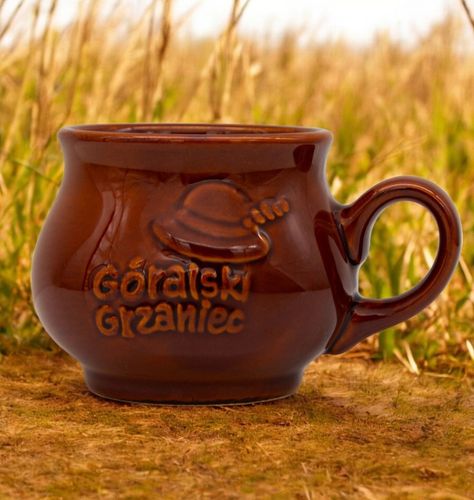 Komplet 2x KUBEK kamionkowy DO GRZAŃCA na grzane wino piwo zestaw do wina na Arena.pl