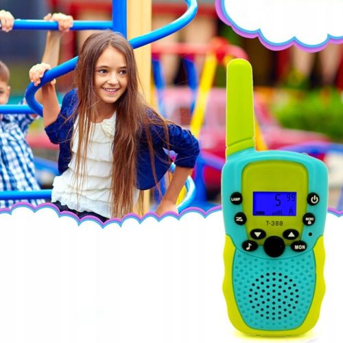 ZESTAW WALKIE TALKIE DLA DZIECI 2 SZT ŁOKI TOKI KRÓTKOFALÓWKI DUŻY ZASIĘG na Arena.pl