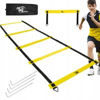 DRABINKA KOORDYNACYJNA DO ĆWICZEŃ TRENINGOWA PIŁKARSKA TENISOWA 6M + KOTWY