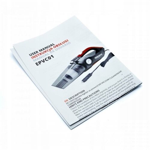 ODKURZACZ SAMOCHODOWY Z KOMPRESOREM POMPKA 12V na Arena.pl