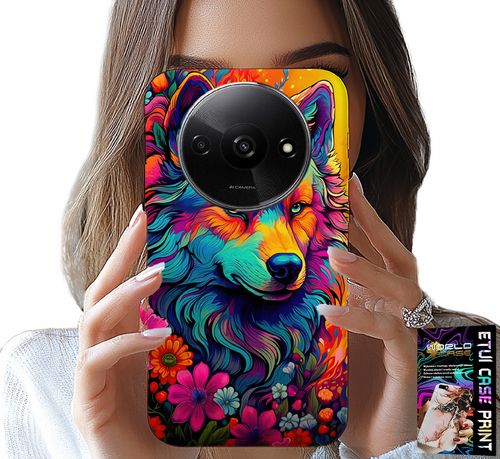 ETUI DO XIAOMI REDMI A3 - KOLOROWE WZORY, WILK WATAHA SWORA CASE na Arena.pl