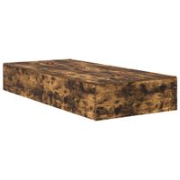 Ramka łóżka z przechowywaniem Wędzony dąb 200 x 90 x 31.5 cm