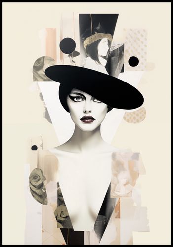 Plakat 68x98cm Portret en Décalage na Arena.pl