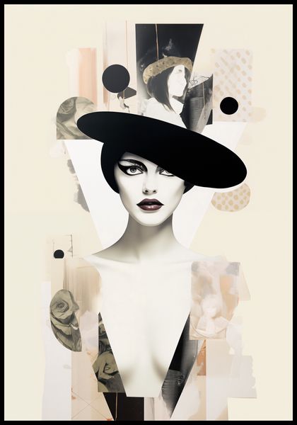Plakat 68x98cm Portret en Décalage zdjęcie 2