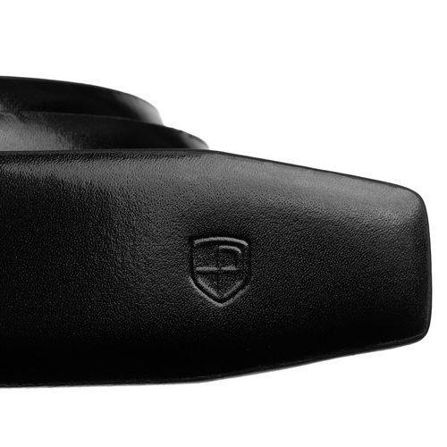 elegancki pasek męski ze skóry naturalnej  klamrą - peterson 85 na Arena.pl