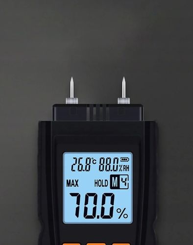 WILGOTNOŚCIOMIERZ MIERNIK WILGOTNOŚCI DO DREWNA 4 GRUPY POMIARU 9V BENETECH na Arena.pl