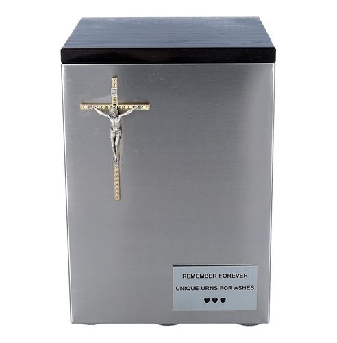Pojemnik odpowiedni na kapsułę z krematorium Krzyż / tabliczka na Arena.pl