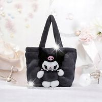 Torebka Pluszowa Kuromi Sanrio Z POSTACIĄ TORBA NA RAMIĘ MIĘKKA LEKKA STYL
