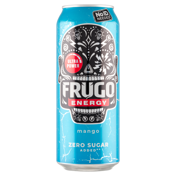 Frugo Energy Mango Gazowany napój energetyzujący 500 ml - Arena.pl