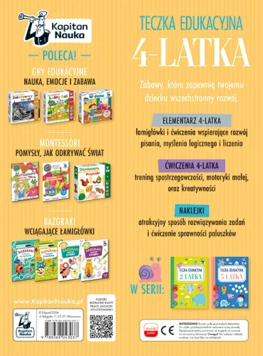 Teczka Edukacyjna 4-Latka na Arena.pl