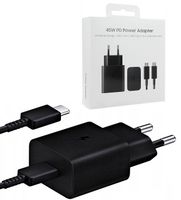 SUPER SZYBKA ŁADOWARKA USB-C TYP-C 45W +KABEL ZAMIENNIK DLA SAMSUNGA GALAXY
