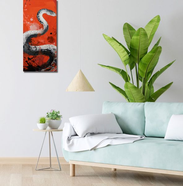 Obraz 30x70cm Smoczy Oddech Węża zdjęcie 2