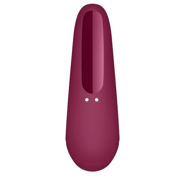 Wibrator - Curvy 1+ Air Pulse Stimulator + Vibration Rose Red zdjęcie 3