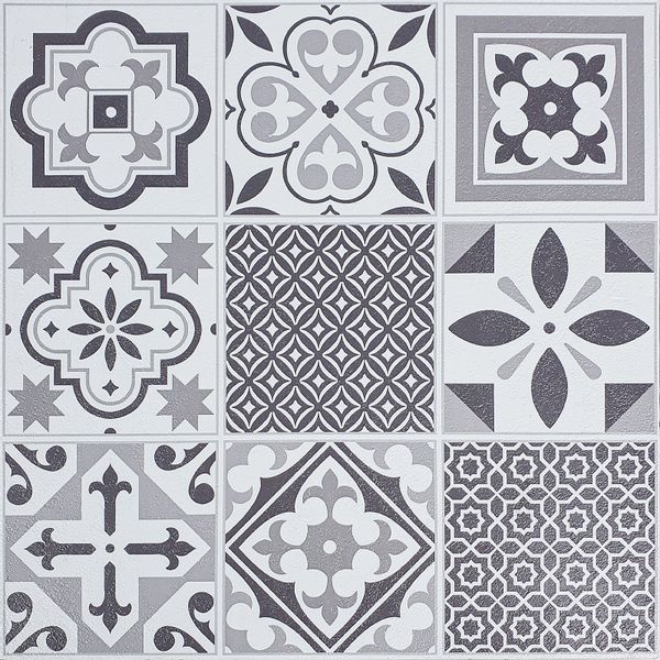 Samoprzylepna Płytka Winylowa PCV Podłogowa Patchwork Orientalny PP61 zdjęcie 1