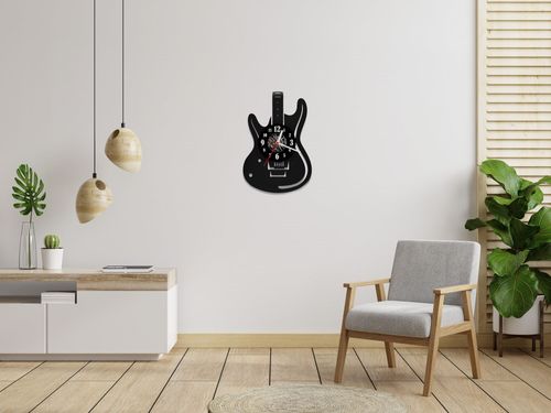 Zegar ścienny z płyty winylowej Gitara 88.2 na Arena.pl