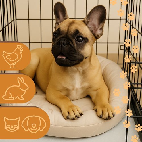 Klatka dla psa 77x57x48cm L kojec transporter dla średnich ras do 18 kg na Arena.pl