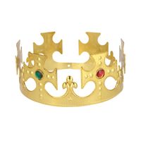 Korona króla księcia królewska złota z kolorowymi klejnotami