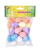 jajka styropianowe kolorowe dekoracyjne 3,5cm 25szt. |  wpj-5724