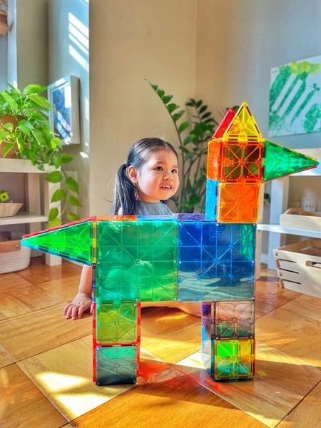 Klocki Magnetyczne 100 elementów Magna-Tiles zdjęcie 16