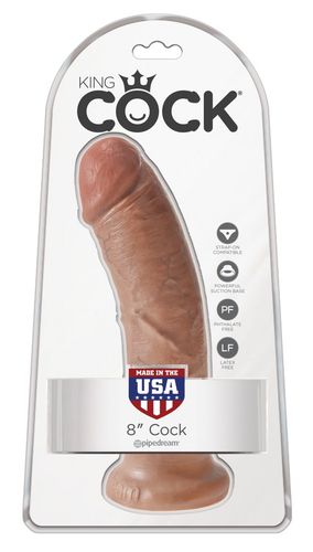 king cock 8 inch skin-coloured na Arena.pl