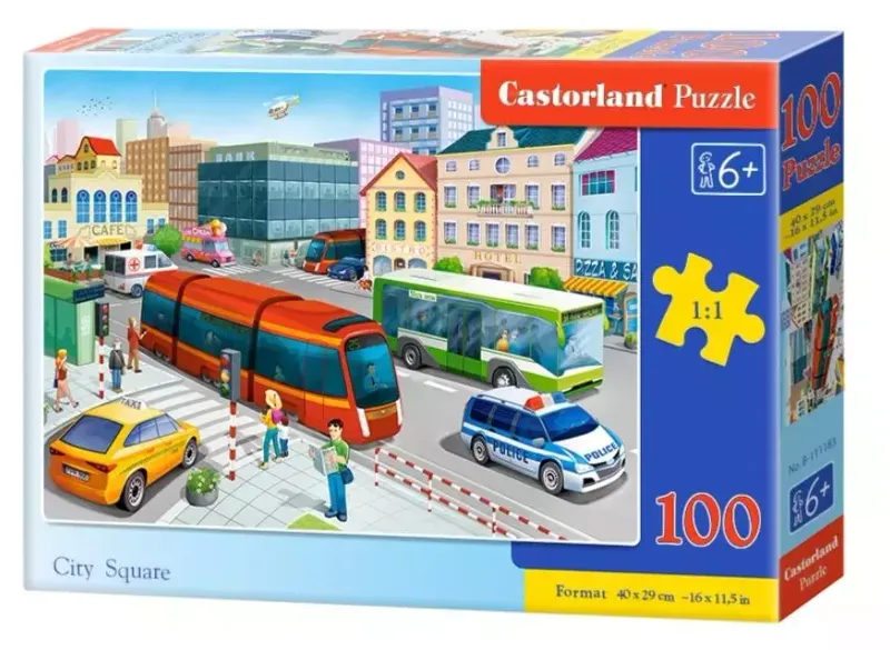 Puzzle 100 elementów. City Square zdjęcie 1