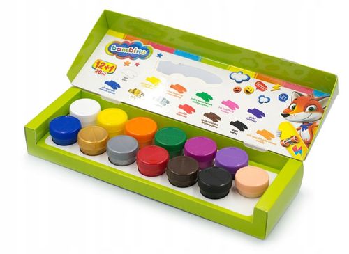 BAMBINO FARBY PLAKATOWE 12 KOL + 1 20 ML na Arena.pl