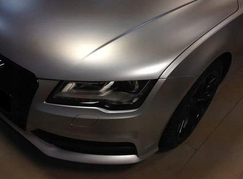 FOLIA SAMOCHODOWA CHROM MAT PERŁA SREBRNA SATYNA 50x152cm SAMOPRZYLEPNA na Arena.pl