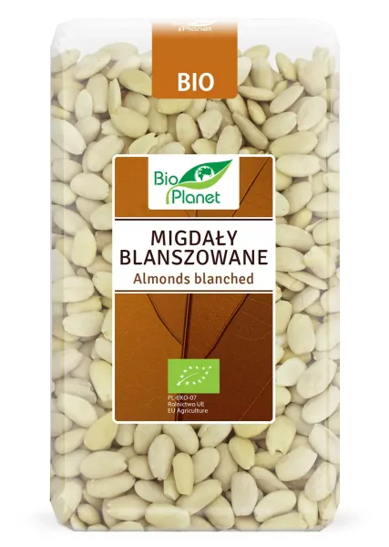 MigdaŁy Blanszowane BIO 1 kg - BIO Planet zdjęcie 1