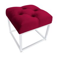 Pufa CHESTERFIELD LOFT ławka postawa biała MG31