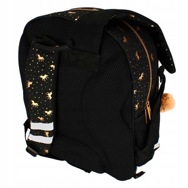 PLECAK TORNISTER SZKOLNY JEDNOROŻEC ZŁOTY DLA DZIEWCZYNKI KLASY 1 3 zdjęcie 5