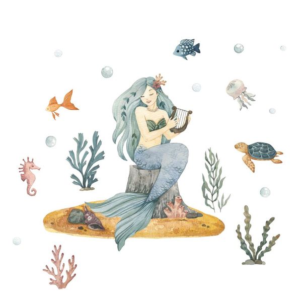 Naklejki Zestaw Syrena DK455 L zdjęcie 1