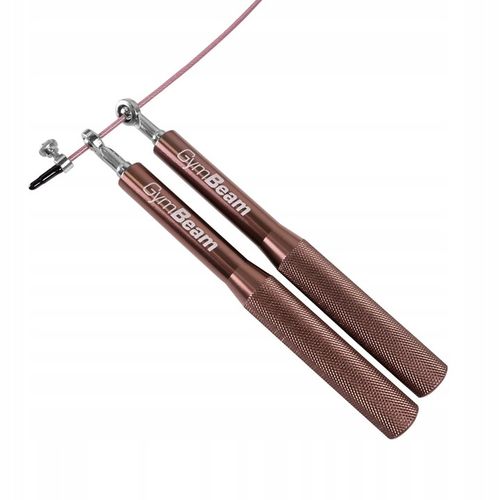 SKAKANKA ALUMINIOWA REGULOWANA METALOWA TRENING GymBeam 300 cm RÓŻOWE ZŁOTO na Arena.pl