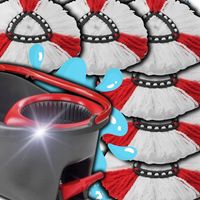 6X WKŁAD DO MOPA OBROTOWEGO VILEDA TURBO WKŁADY ZAPAS KOŃCÓWKA MEGA