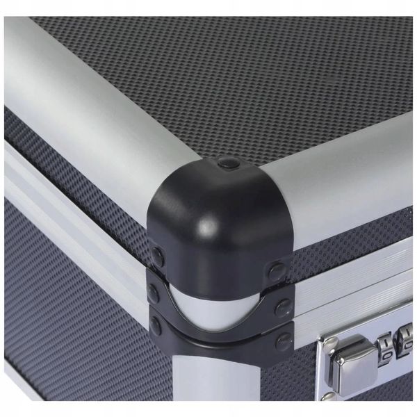 Walizka narzędziowa ALUMINIUM wkład piankowy ZAMEK szyfrowy 420x320x140 mm zdjęcie 5