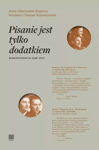 Pisanie jest tylko dodatkiem. Korespondencja 1946-2011 na Arena.pl
