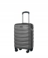 Walizka Kabinowa Podróżna Na Kółkach PUCCINI Poliwęglan Szara PC032C-8