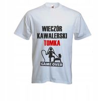 KOSZULKA t-shirt na WIECZÓR KAWALERSKI z imieniem