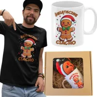 ZESTAW PREZENTOWY DLA MĘŻA CHŁOPAKA ŚWIĄTECZNY pod choinkę KUBEK+ KOSZULKA