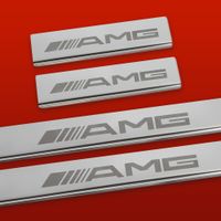 Listwa progowa MERCEDES C W204 AMG Stal nierdzewna 304 połysk 4szt