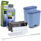 2x Filtr do wody PHILIPS SAECO ZESTAW ODKAMIENIACZ TABLETKI SZCZOTECZKA