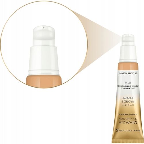 MAX FACTOR MIRACLE SECOND SKIN PODKŁAD 04 Light M. na Arena.pl
