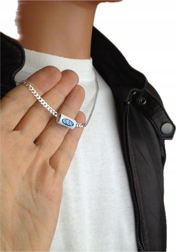 Pancerka Łańcuszek Srebrny Męski Szeroki Naszyjnik (na PREZENT) na Arena.pl