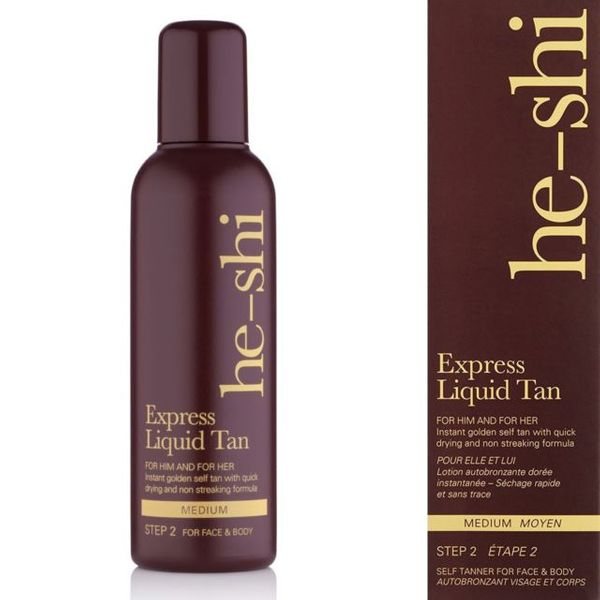 Płyn samoopalający ekspresowy Medium Express Liquid Tan He-Shi zdjęcie 2