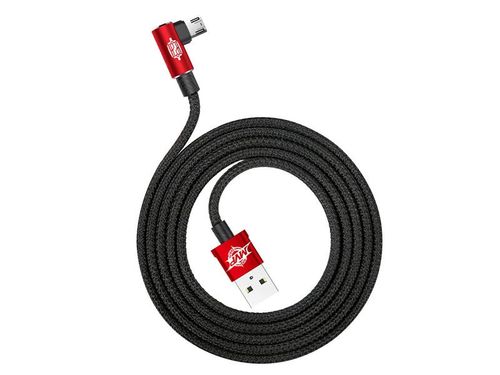 Kabel Baseus MVP Elbow kątowy dwustronny micro USB 2m Red na Arena.pl